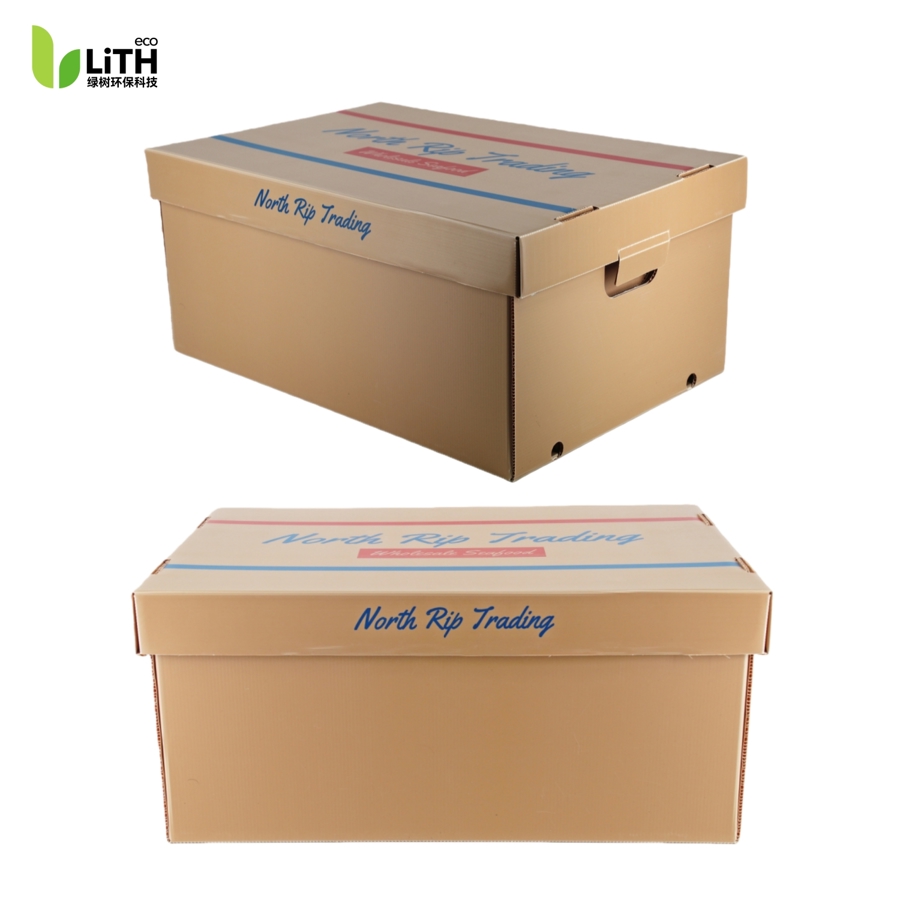 Brown seafood box