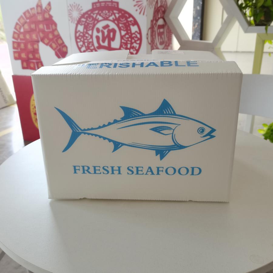 Custom Size Mineral Filled PP Hollow Board Fish Box